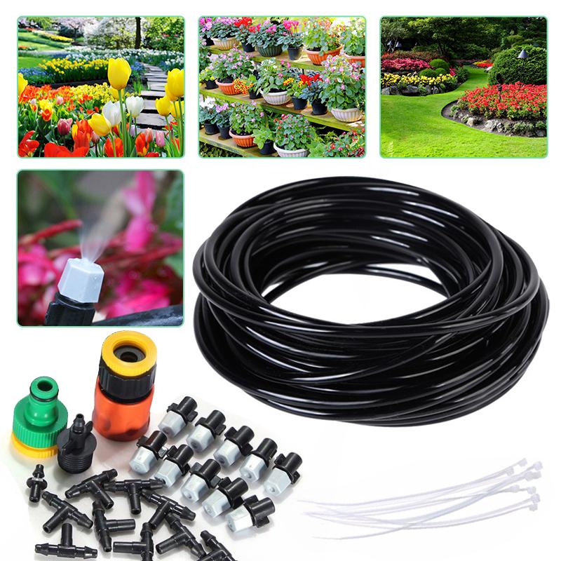 10M 10 Spraying Heads + Connector for Fine Misting Moisturizing Dust Removing