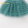 Girls' Autumn Ruffle Collar Shirt & Cake Skirt Three-Piece Set