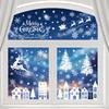 Christmas Atmosphere Window Sticker: Snowflake Reindeer Festival Decoration