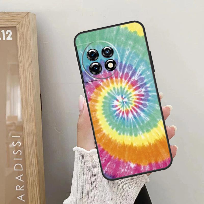 Trippy Tie Dye Hippie Art Case For OnePlus Nord 5 CE 3 4 Lite N20 N30 OnePlus 13T 13R 12R 10T 10R 10 11 12 13 15 Cover