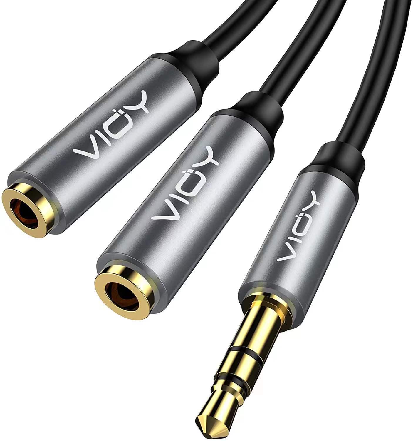 

3.5mm Male to Dual Female Music Sharing Cable Splitter for Audio Devices