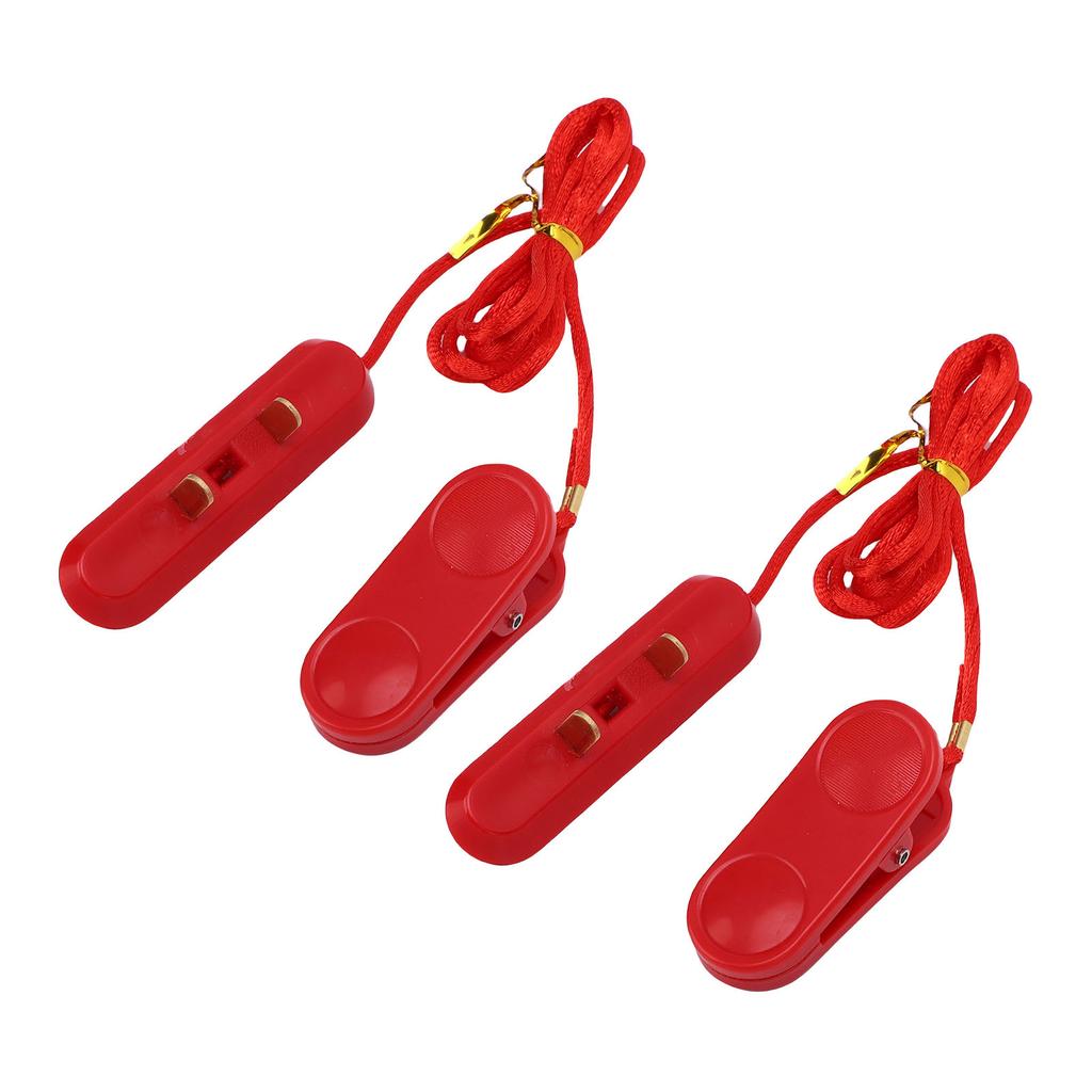 2pcs Treadmill Safety Key Universal Treadmill Emergency Stop for Running Machine Flat Oval Dual