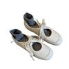 Fashion Matching Little White Shoes Women Hollow Lace-up Single Shoes Vintage Square Head Flat Comfortable Mary Jane Shoes