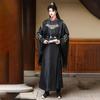 Chinese Style Round Neck Robe Embroidered Hanfu For Wedding Groom And Groomsmen