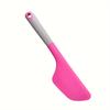 1pc Large Silicone Spatula Scraper Heat-Resistant Non Stick Baking Tool with Ergonomic Handle, Multi Color Options for Cake Decorating,Bread Spreading