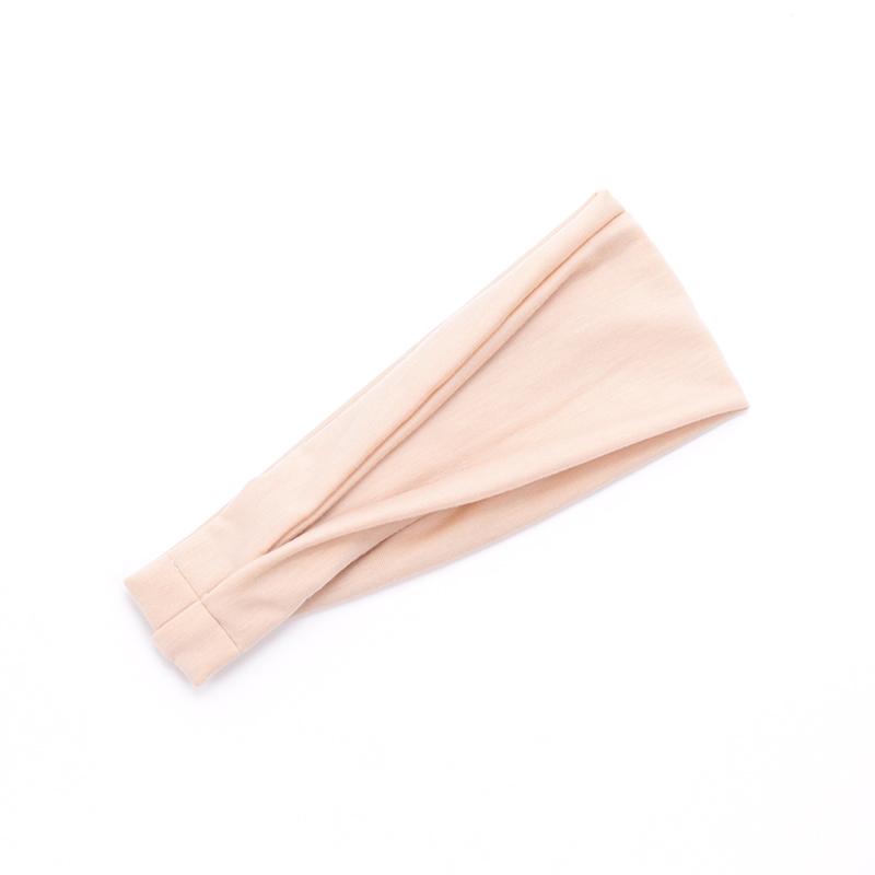 Neue Damen Unifarbene Elastische Haarbänder Yoga Stirnband Mode Turban Make-up Haarreif Vintage Geknotetes Haarband Haarschmuck