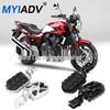 Wide Aluminum Foot Pegs for Honda CB400/CB600 Motorcycles