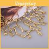 Color Solid Fashion Coral Shaped Women Metal Necklaces For Daily Wearing