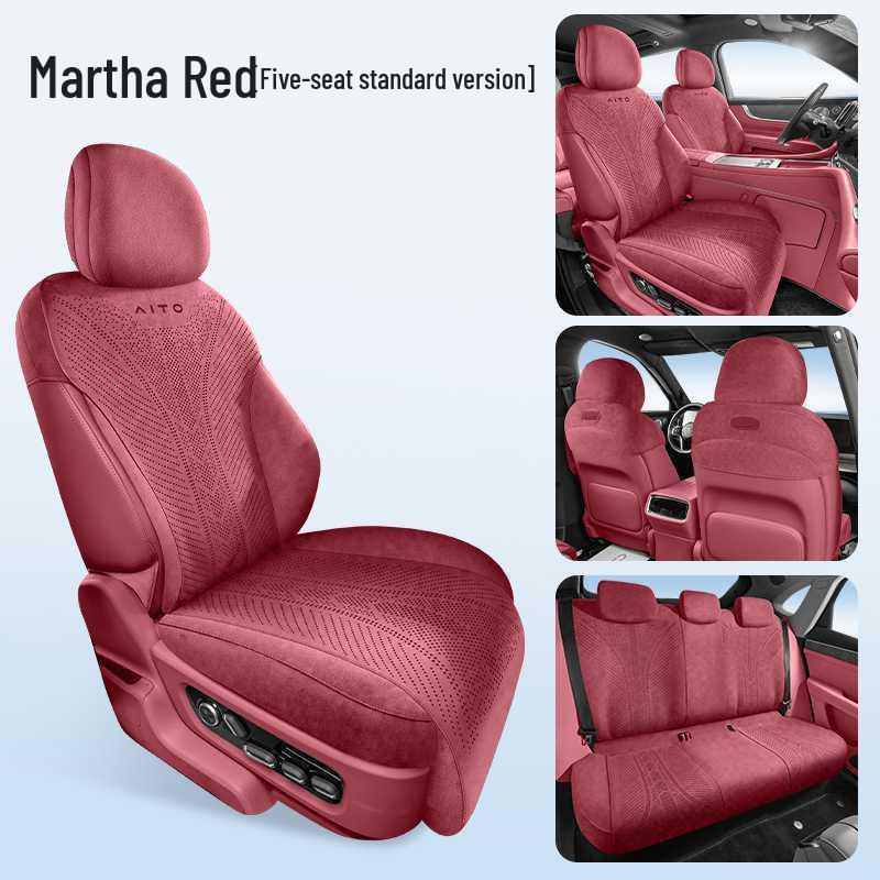 AITO M9 Uniwersalna Poduszka na Fotel Samochodowy - Pokrowiec Półotaczający z Zamszu na Cztery Pory Roku