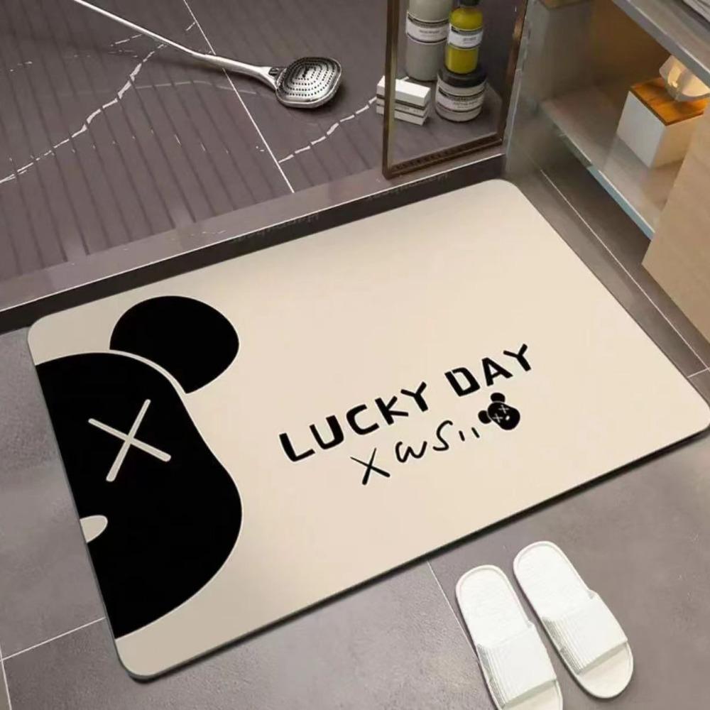 Soft Diatom Mud Bathroom Absorbent Mat Toilet Toilet Door Mat Household Non-slip Toilet Mat