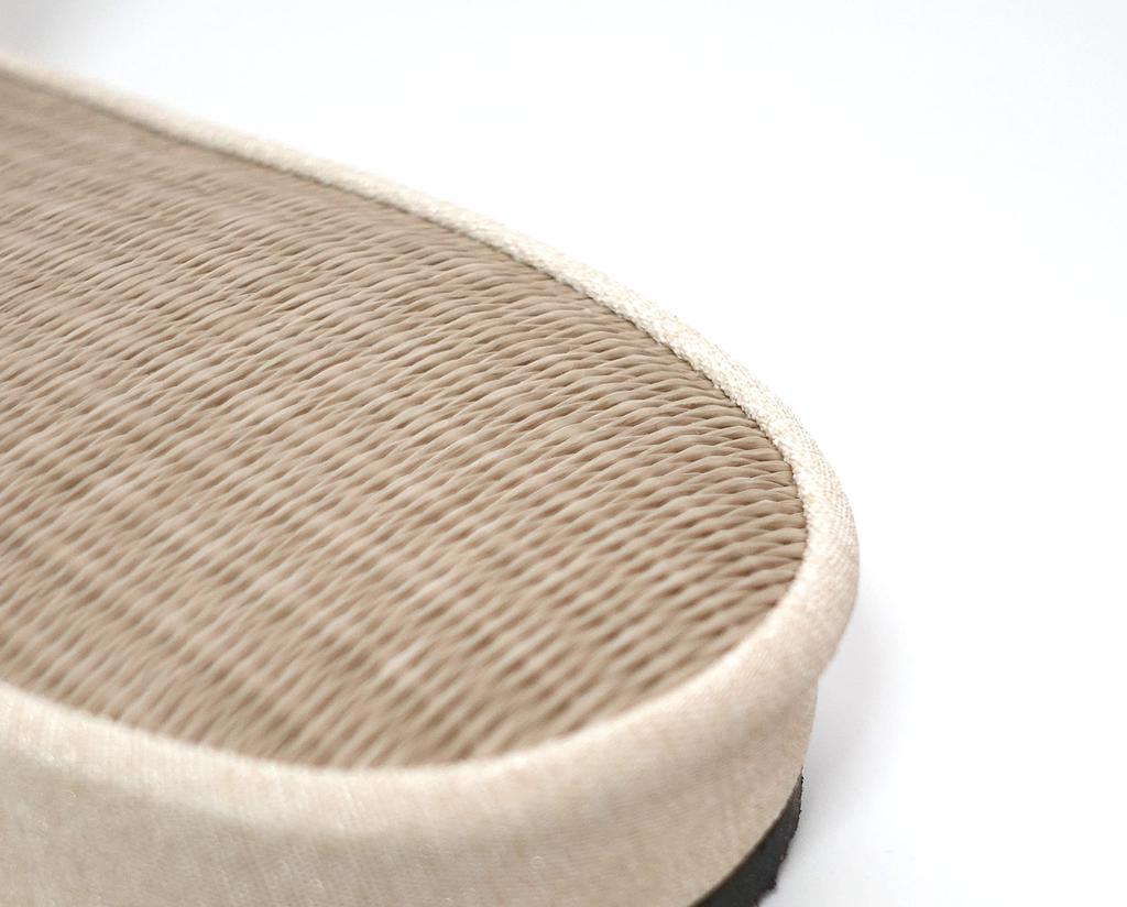 Premium Sekisui Tatami Slippers Set 2 for men and 2 for for Indoor Made of vinyl Suitable for Wipeable with and sodium Stylish and Perfect for [MOON