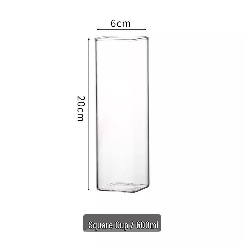Heat-Resistant Borosilicate Long Drink Glass - Straight Sided, Thin Base