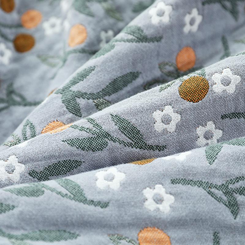 2021 Cotton Lace Four-Layer Gauze Quilt: Summer Nap Blanket & Bedspread