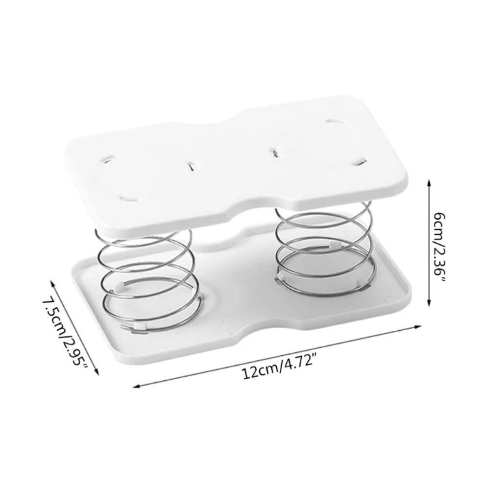 Plastic Spring Tissue Box Practical Double Springs Creative Draw the Paper Accessories