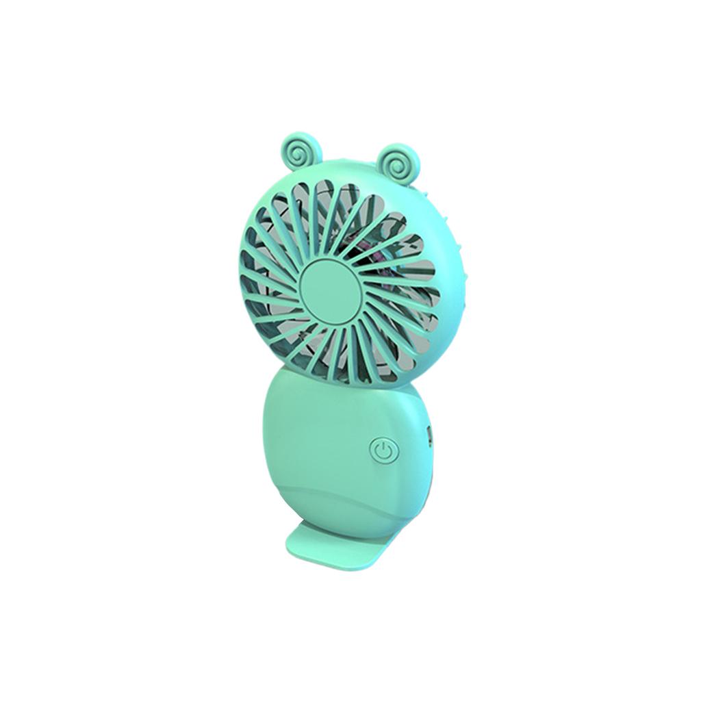 ABS Mini-Taschenventilator mit USB-Aufladung für Kinder, Schüler und Erwachsene, Reise, Handyhalter