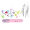 Crochet Hook Set Alumina Crochet Needle Colorful Sweat  Knitting Tools Household Supplies