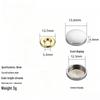 Acrylic Decorative Mirror Screw Cap for Glass and Tile Fixing