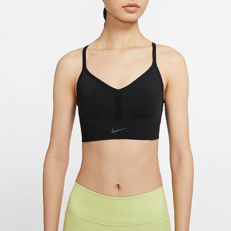 Nike Quick-Dry Low-Intensity Support Sports Bra Women Underwear Black CJ5876-010