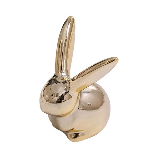 Cute Rabbit Sculpture Vibrant Color Long Lasting Wide Application