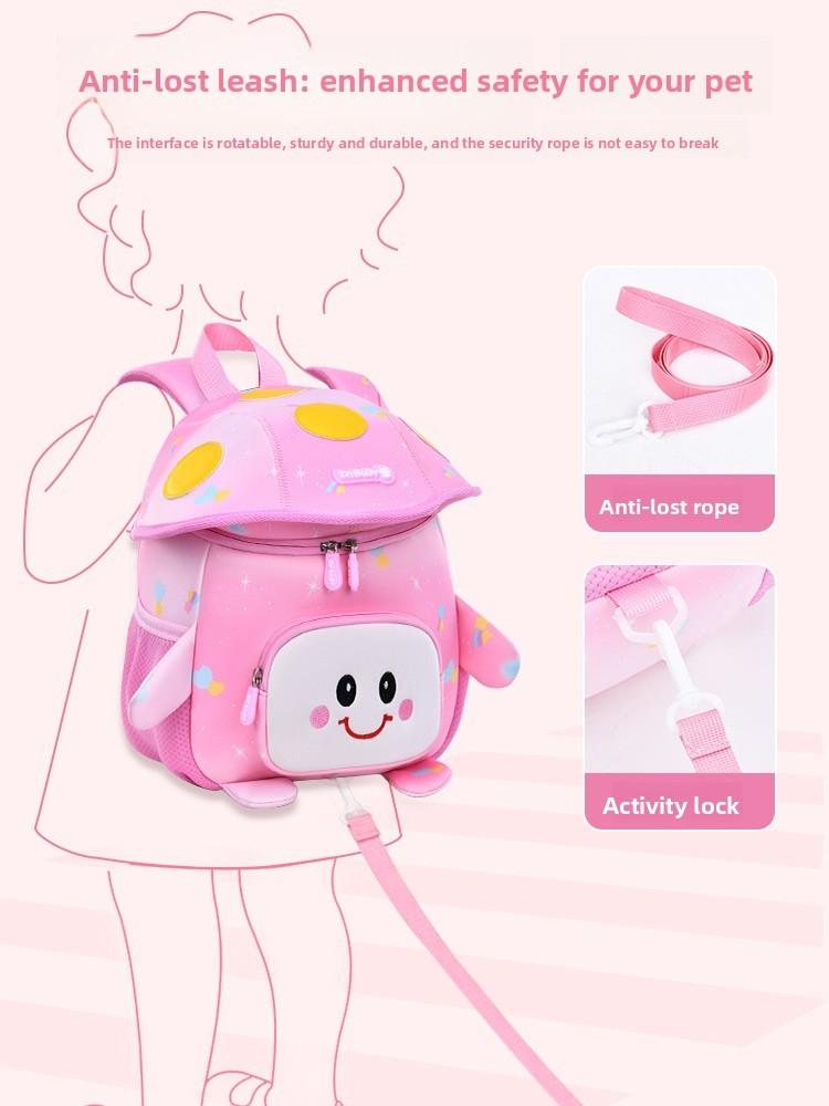 Kids School Backpack With Breathable Air Cushion Straps For Kindergarten Boys And Girls