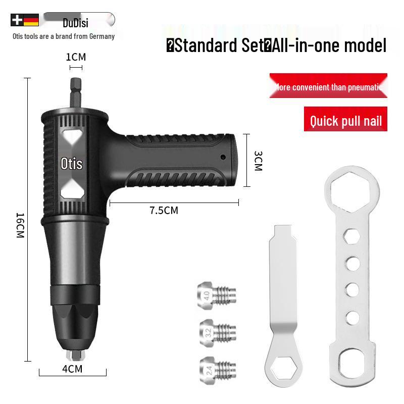 Automatic Electric Pop Rivet Gun Converter Head for Household Use