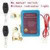 Car Remote Battery Disconnect Switch Automatic Power Shut Off Switch 12V 240A Remote Control Power Cut-off Switch