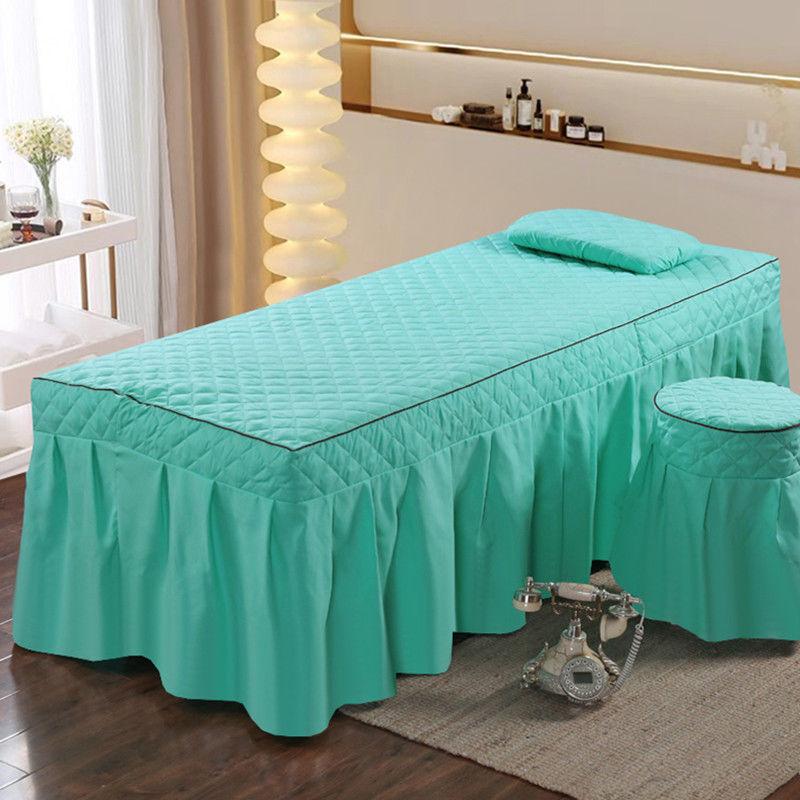 Beauty with Holes Bed Cover Single Piece Beauty Salon Therapy Massage Special Bedclothes Thickened  All-season Use Bedspread