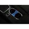 Gear Water Cup Holder Panel Cover Trim For Benz GLA CLA 2013- Blue Aluminum