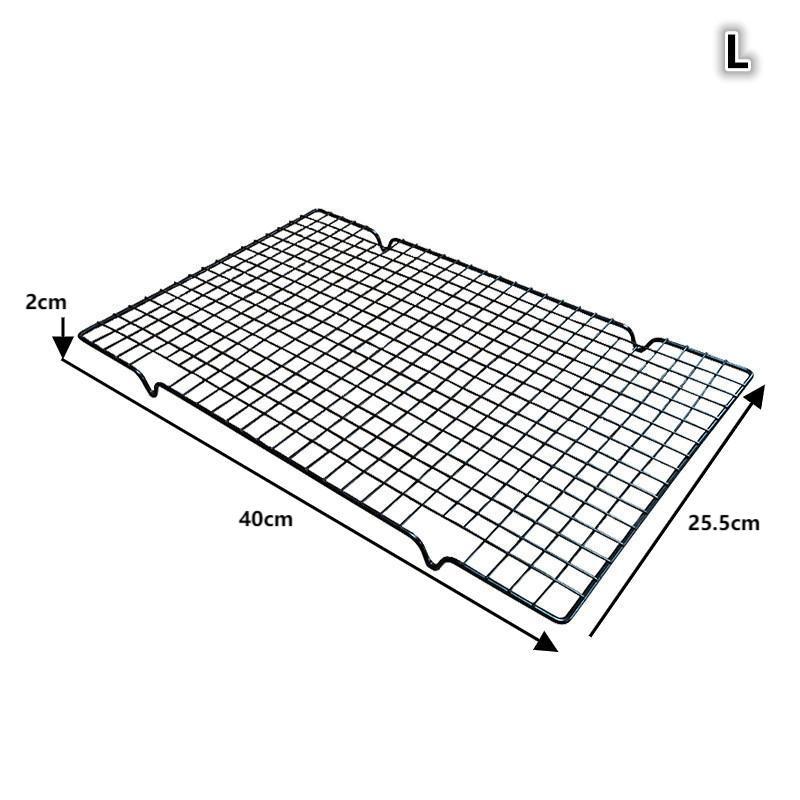 Nerezový chladicí rošt na chléb, sušenky, dorty, odkapávací rošt, chladicí mřížka, plech na pečení, domácí pekařské náčiní, kuchyňské doplňky