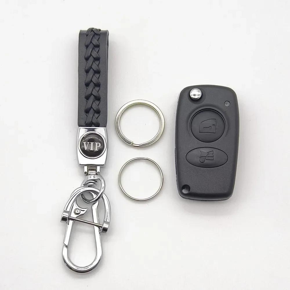 Cocolockey Folding Remote Key Housing For Alfa Romeo Spider Brera 166 Radio 2Button Flip Key Fob Case Car Key Shell Uncut Blade