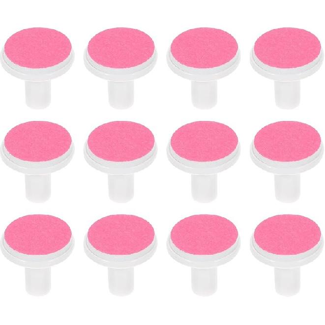 

POPETPOP Сменные подушечки для детской пилочки для ногтей - 12 шт. Сменные подушечки для триммера для ногтей, шлифовальные головки для детских ногтей, сменные подушечки для кусачек для ногтей для младенцев красный