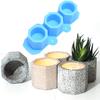Geometric Silicone Pot Mold Clay Concrete Succulent Flower Cement Pot Cup Mold