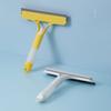 Car Window Squeegee 3-in-1 Glass Cleaner Spray Wipe Scraper Effortlessly Clean