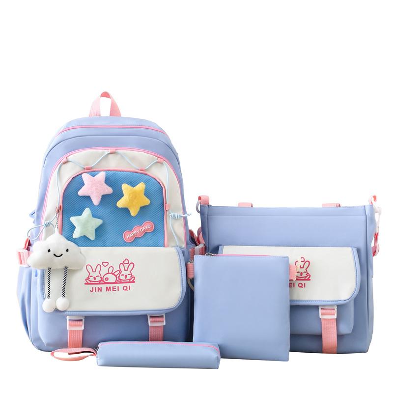 New Schoolbags  Fashionable and Trendy Burden Reduction and Spine Protection Backpack