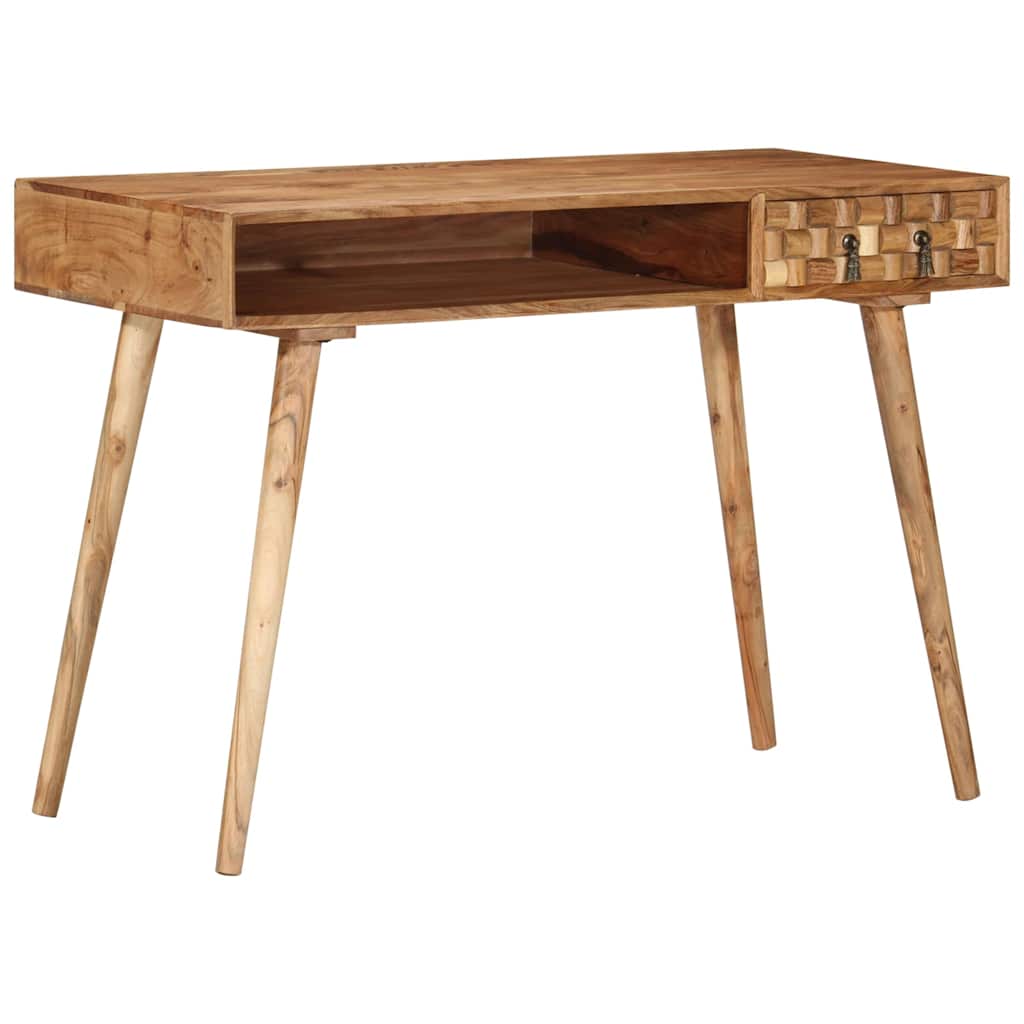 Desk 110 x 50 x 76 cm Solid Acacia Wood