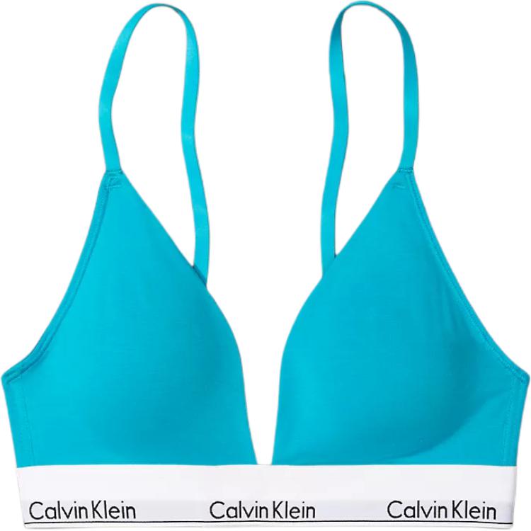 

Calvin Klein Letter Jacquard Thin Lined Triangle Bra Women underwear QF5650-440 XS