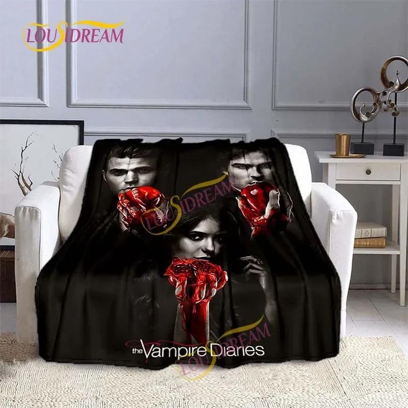 The Vampire Diaries 3D printing flannel plush blanket bedspread lazy blanket Sherpa blanket travel sofa quilt cover