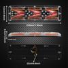 Ygmylandbb LED Truck Tail Sequential Flowing Turn Tail Brake Small Turn Rear Combination Lights for and Vehicle Inspection ABS Clear Set of 2 Lights,