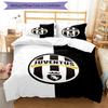 Juventus Football Club Printed Pattern Duvet Cover Set – includes 1 duvet cover and 2 matching pillowcases Bedroom decor Christmas gifts