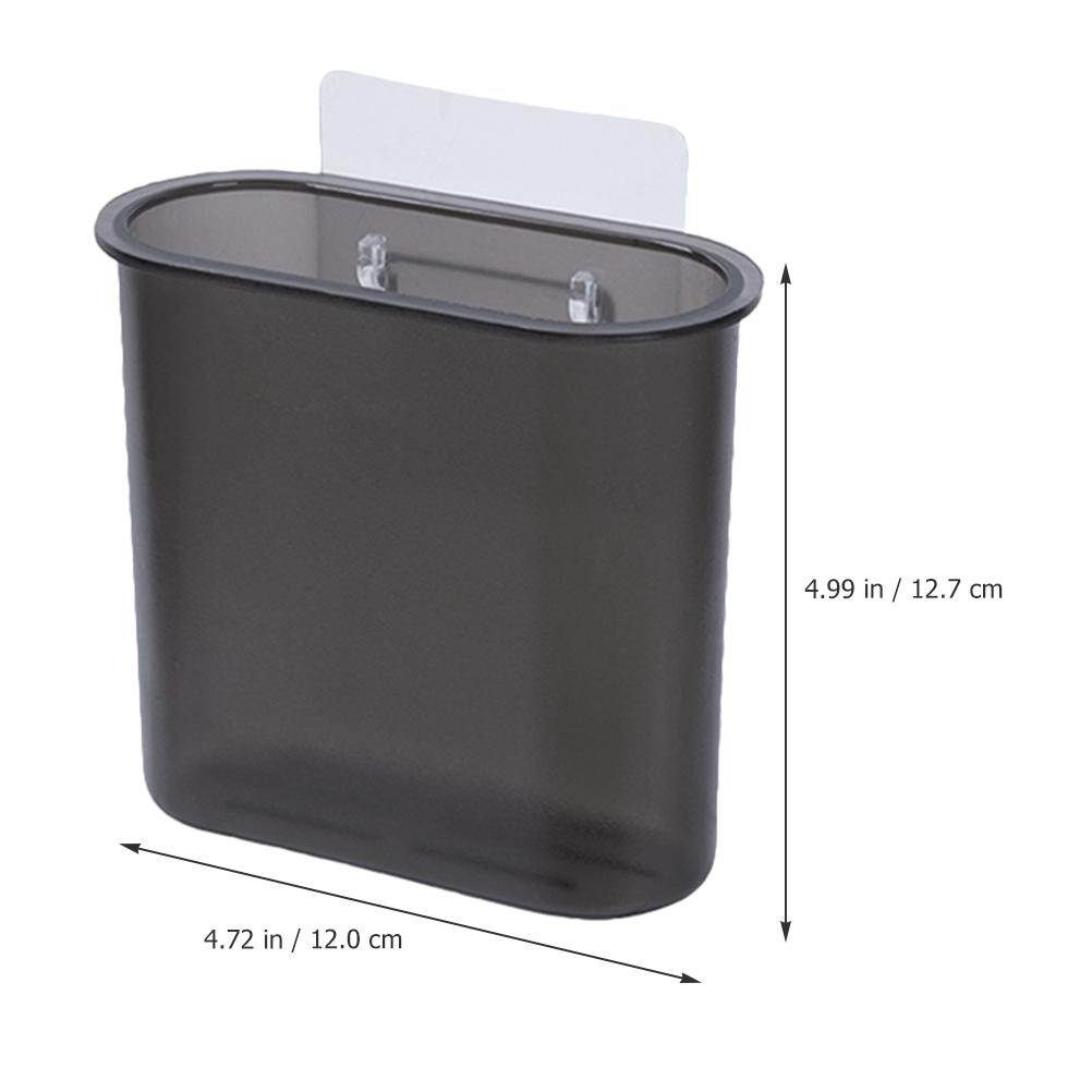 

2 шт. настенный ящик для хранения держателей зубных щеток крепление для ванной комнаты без отверстий для слива электрическая подставка для зубной пасты черный прозрачный