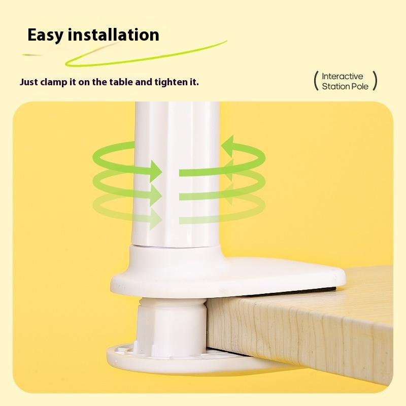 Fuglepinne Stativ Fugletrening Bærbar Bordplate Plattform Papegøye Dvergpapegøyer Innendørs Undulater Bøystativ Burtilbehør