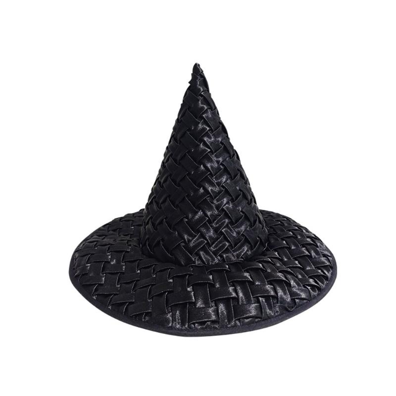 

Halloween Woven Witch Hat Durable Polyester Material For Adults Kids Costume Parties And Role Play Event 1