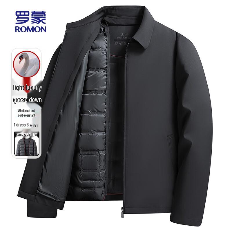 Romon Men s Goose Down Short Winter Jacket XXL