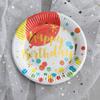 Children's birthday party disposable plate picnic plate Cake plate Large paper plate dessert table decoration set tableware