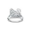 Swarovski Dancing Swan Crystal Inlaid Ring Women Rings White 5534842+5520712+5534843