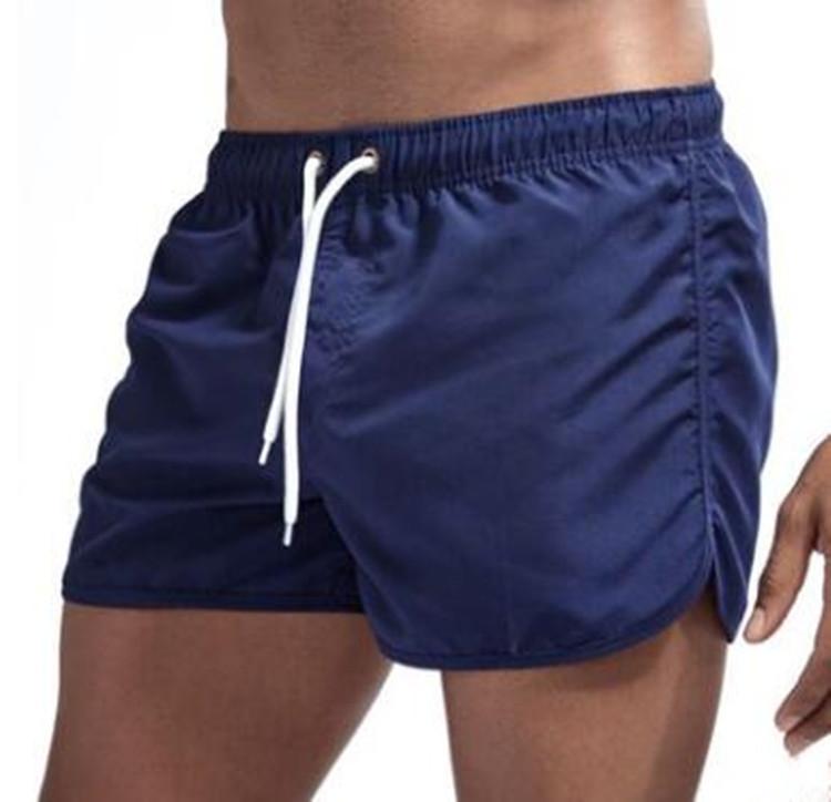 Summer New Men's Fashion Beach Shorts Polyester Quick-drying Sports Quarter Pants