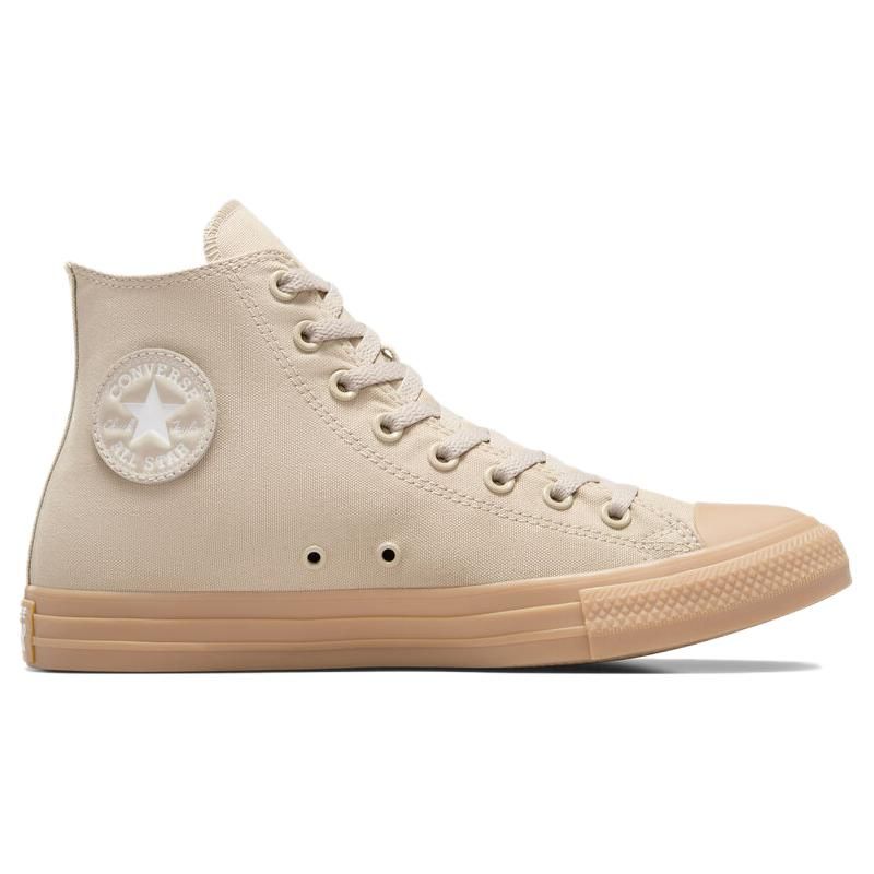 Converse Chuck Taylor All Star High Pacchetto Monocromatico - Pietra da Spiaggia Sneakers Unisex Marroni Bianco Vintage A09824C