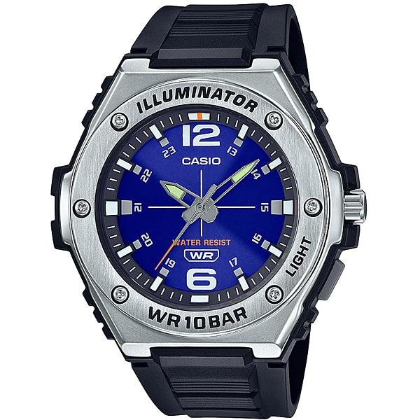 

Часы CASIO MWA 100H 2AJF стандартная модель мужские на резиновом ремешке