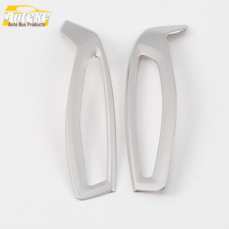 IZOA Front Panel Air Outlet Bright Ring & Front Row Air Conditioning Vent Patch for 18 Models