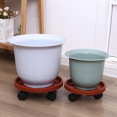 Abnehmbarer Pflanzenständer, Blumentopf-Tablett mit Universalrad, schweres rollendes Blumentopf-Rack, für den Innen- und Außenbereich, Balkon